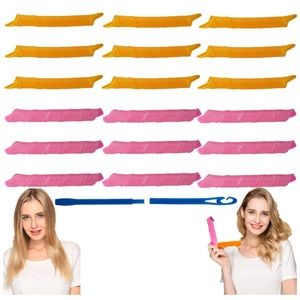 16 EQARD Hair Curlers No Heat Spiral Curl Rollers